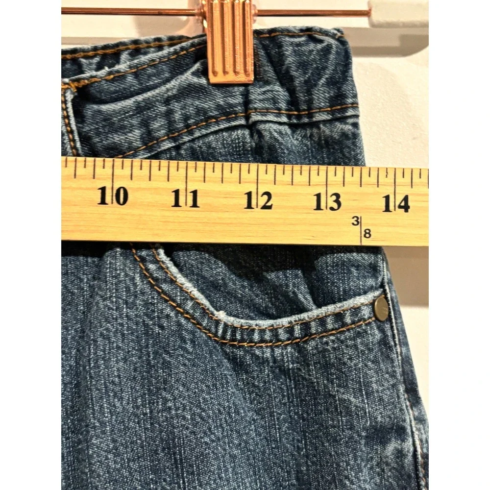 Old Navy Kids Loose Fit Jeans Blue Medium Wash Denim Size 14 Regular Cotton